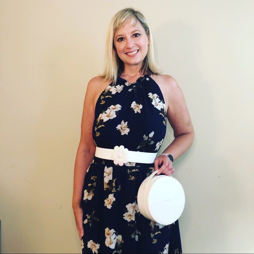 Rachael Roy Floral Print Dress